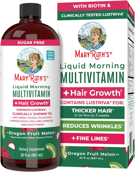 MaryRuth's Multivitamina Líquida+Crecimiento del Cabello